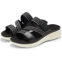 Vivance by Lascana Sandale, offener Schuh, Sandalette, Sommerschuh, Pantolette NEU mit dezentem Keilabsatz und Klettverschlüssen
