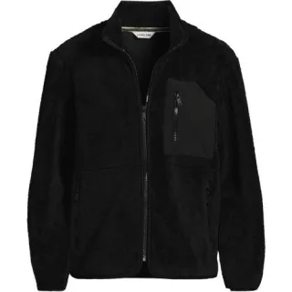 Aktiv Wolkenfleece-Jacke für Herren, Herren, size: regular, Grün, Baumwolle/Polyester, by Lands' End