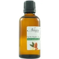 Naturra Körperöl Bio Mandelöl nativ - kaltgepresst & unraffiniert - premium Hautpflege, kaltgepresst, unraffiniert, Premium, Upcycling Beauty, Glasflasche