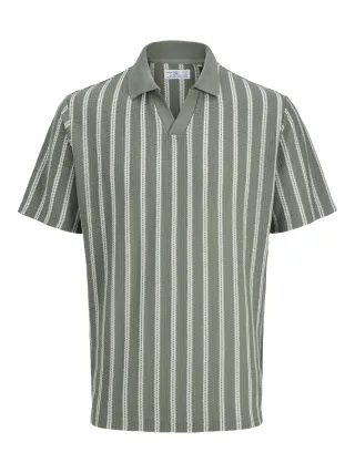 JACK&JONES - JPRBLUHARRY SS SPLIT NECK POLO SN - Gr. - M
