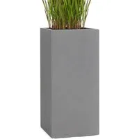 Pflanzwerk® Pflanzkübel TOWER Premium Blumenkübel Pflanzsäule Fiberglas mit Lotus-Effekt