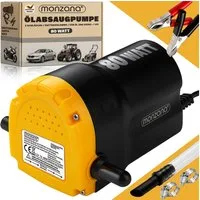 monzana Ölabsaugpumpe Deuba (8-tlg), elektrisch 12V 80 Watt 5l/min Ölpumpe Absaugpumpe Pumpe Dieselpumpe