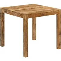 vidaXL Esstisch Esstisch Massivholz 82x80x76 cm (1-St)
