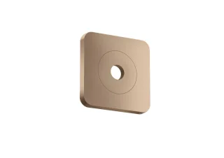 Hansgrohe Wandrosette AXOR Citterio C 120/120 softsquare polished red gold, 28801300 28801300