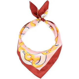 Halsüberkopf Accessoires - 50x50 Tuch Chains rosé - Gr. - OS