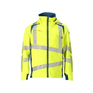 MASCOT Herren Hard Shell Jacke ACCELERATE SAFE Hi-vis Gelb / Dunkelpetroleum S - 19001-449-1744-S