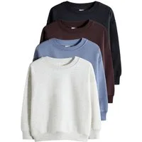 The Set Sweater The Set Regular Fit Rundhalssweatshirts, 4er-Pack (4-tlg)