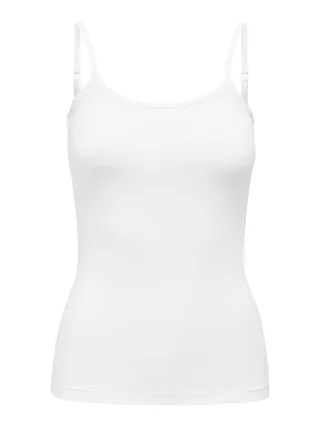 JDY - JDYAVA SINGLET JRS NOOS Cloud Dancer - Gr. - S