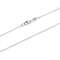 Unique Goldkette Ankerkette aus 375er Weißgold für Damen GC0007