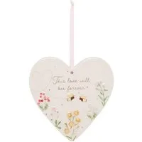 Next Wanddekoobjekt Florales Schild „Love“ mit Biene