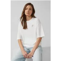 s.Oliver Kurzarmshirt T-Shirt T-Shirt mit Front- und Rückenprint im Relaxed Fit