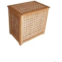 Primaster Wäschekorb Primaster Wäschesammler natur Buche 55 x 37 x 52