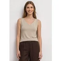 STREET ONE Tanktop aus Jersey in Unifarbe