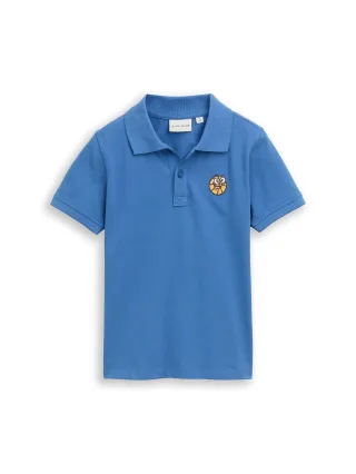 tom tailor kids - Piqué Poloshirt aus Baumwolle federal blue - Gr. - 98