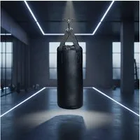 Mucola Boxsack Boxset 10kg Boxsack gefüllt Trainingssack Punch Boxbirne Boxhandschuhe (Komplettset, 3-tlg., Boxsack mit Handschuhen), Platzsparend