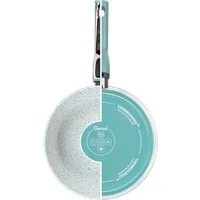 Genius Pfannen-Set Genius Cerafit Revolution Pfannen Set 2-tlg. 28cm + 1 Glasdeckel 06454, Metall / Kunststoff