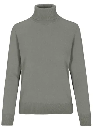 IN LINEA - NOS Pullover, Rollkragen 543 forest - Gr. - 36