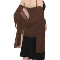 Zaewry Modeschal Damen Schal – Elegante leichte Stola, weich fließend, (1-St), ideal für Abendkleid, Hochzeit & festliche Anlässe