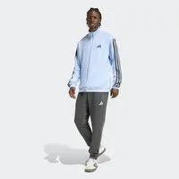 adidas Sportswear Trainingsanzug 3-STREIFEN FRENCH TERRY (2-tlg), zweiteiliges Set, aus French-Terry-Material, mit Rippdetails