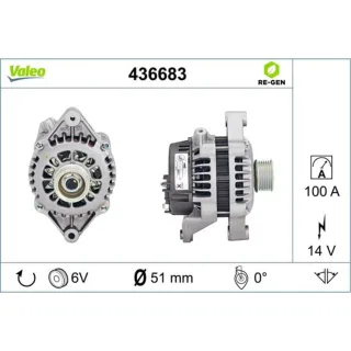 Valeo Lichtmaschine Opel 436683