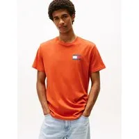 Tommy Jeans T-Shirt TJM SLIM FIT ESSENTIAL FLAG mit Rundhalsausschnitt