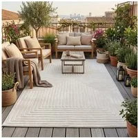 Pergamon Outdoorteppich In & Outdoor Teppich Flachgewebe Classy, Rechteckig, Höhe: 6 mm