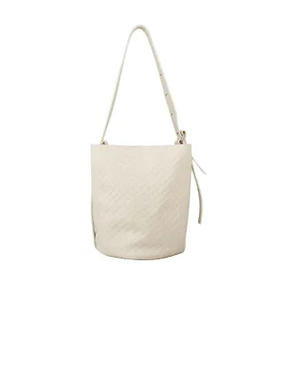 Giulia Monti Bucket Bag Helles Beige