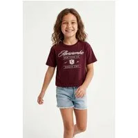 Abercrombie Kids Kurzarmshirt AFG ANF CREST BOXY TEE kurz, mit Logo-Stickerei und Print, for girls