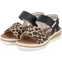 Rieker Rieker V4181-00 Damen Synthetik beige Sandalette