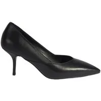 Desa Damen-Slipper – Obermaterial Leder, Lederfutter, Stilettoabsatz, ohne Pumps