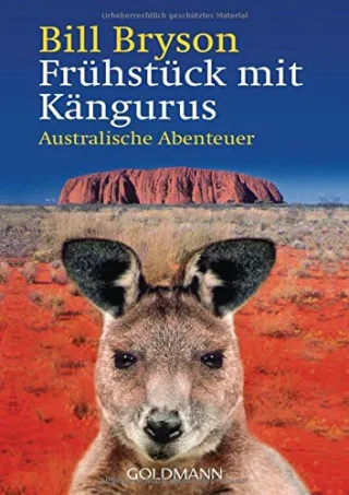 Frühstück mit Kängurus: Australische Abenteuer [Taschenbuch] [2002] Bryson Bill Ruschmeier Sigrid