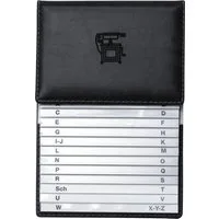 VELOFLEX Tagebuch Telefonregister (Schuppen) 155x225mm schwarz