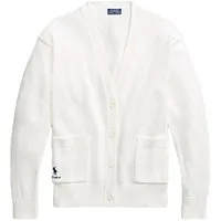 Polo Ralph Lauren Cardigan Damen Modern Fit Strickjacke mit Logo sofortige Authentifizierung über einen QR-Code