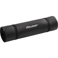 Deuser-Sports Yogamatte XL Fitness Matte Fitnessmatte Isomatte Yoga Pilates XL schwar, Dämpfend und wärmeisolierend - 180 x 90 x 1,0 cm - Das Original - XL