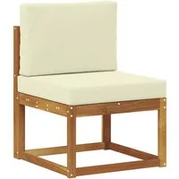 vidaXL Sofaelement Outdoor Mittelsofa Massivholz (1 St)