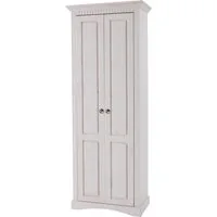 OTTO home Garderobenschrank Rustic aus massiver Kiefer, Breite 71 cm, Kassettenoptik