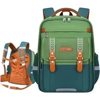 Blusmart Schulrucksack Ergonomischer Schulranzen für Grundschüler (Bequeme Rückenstütze, reflektierende Streifen, Wasserdichtes Design, Mehrere Fächer), Für alle Altersgruppen geeignet