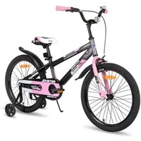 JOYSTAR Kinderfahrrad 12/14/16/20 Zoll Coole Graffiti fahrrad für 2-4 jährige Jungen Mädchen, mit Stützrädern, Kotflügel, Fahrradklingel