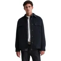 Marc O'Polo Hemdjacke Cord-Overshirt mit leichter Wattierung Kentkragen, tonale Druckknöpfe