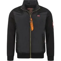 Geographical Norway Steppjacke Herren Übergangsjacke Blouson Strickfleece MIX Frühlings Jacke