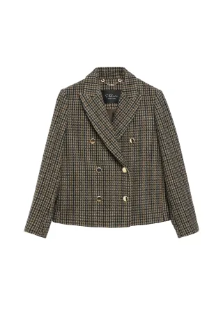 s.Oliver BLACK LABEL - Indoor-Jacke braun/mehrfarbig - Gr. - 46
