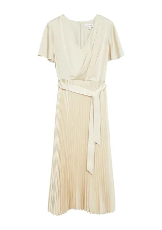 comma - Kleid beige - Gr. - 40