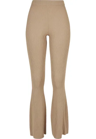 URBAN CLASSICS Leggings "Urban Classics Damen Ladies Rib Knit Bootcut Leggings"