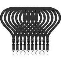 WEBBOMB Schlüsselanhänger 10x WEBBOMB Schlüsselbänder 2cm Lanyards für Schlüssel Kartenhalter
