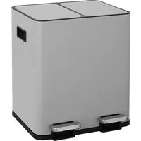 OTTO home Mülleimer Garrin, Soft Close, m. 2 Fächern, Fassungsvermögen 2x15 L bzw. 2x30 L, Mülltrennsystem mit 2 separaten Innenbehältern und Fußtrittpedalen