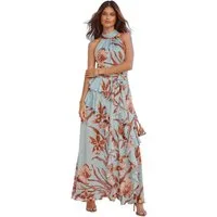 LIPSY Maxikleid Lipsy Neckholder-Maxikleid in Trapezform, Regular (1-tlg)