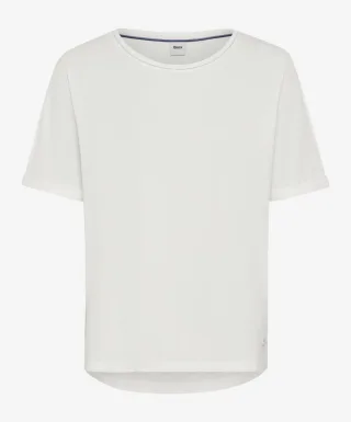 BRAX - T-Shirt - Style Caelen weiß - Gr. - 40