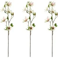 Kunstblume Sternmagnolie, Creativ green, Höhe 86 cm, mit großen Blüten