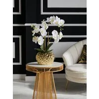 Kunstorchidee Kunstpflanze Orchidee Orchidee, Creativ green, Höhe 55.00 cm, im Keramiktopf