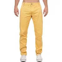 Cipo & Baxx Stoffhose Herren Regular Fit Hose Mid Waist BA-CD842 Label-Applikation